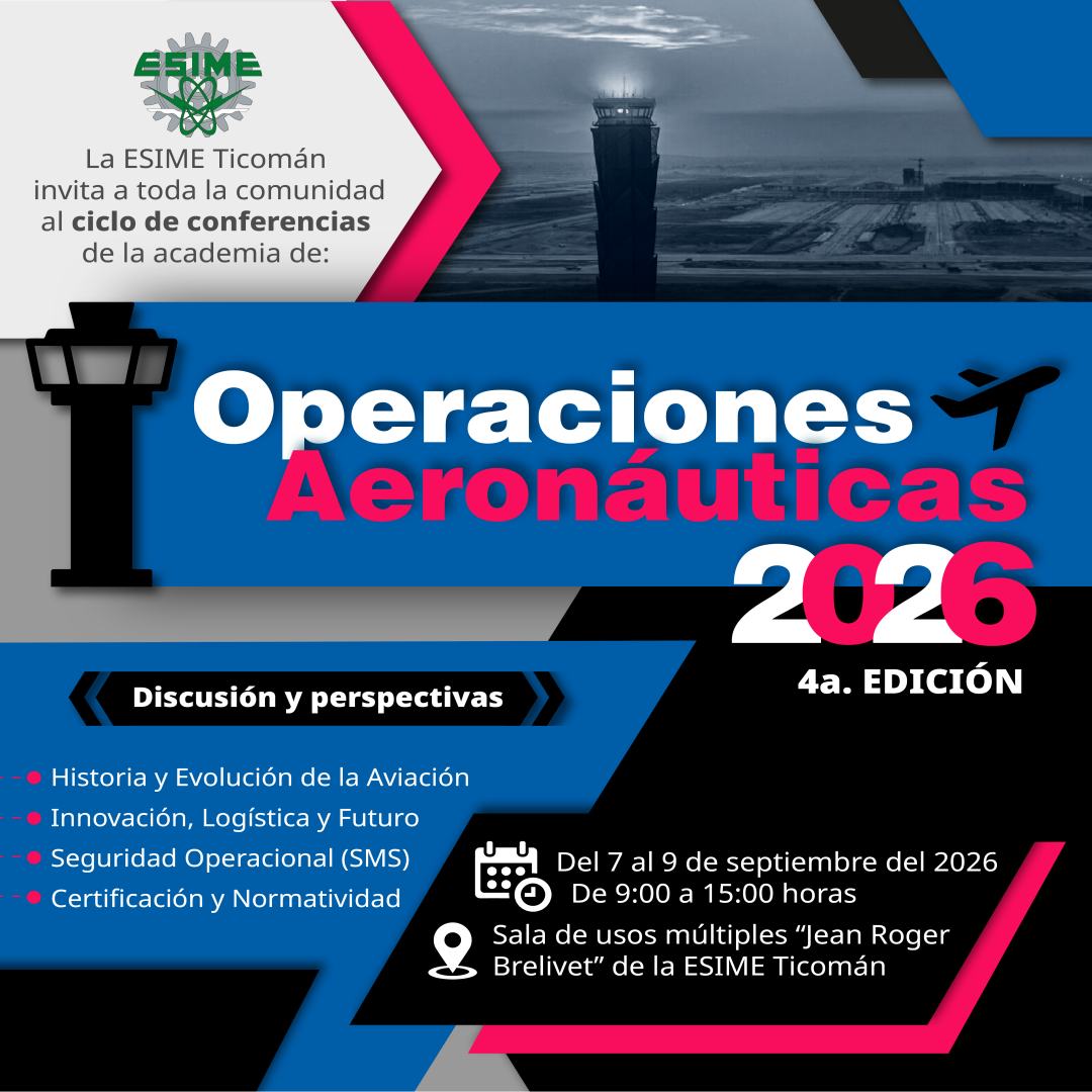 Ciclo de conferencias de operaciones aeronáuticas