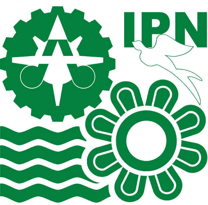 Isotipo de comité ambiental, engrane, paloma, simbolo prehispanico de agua y flor