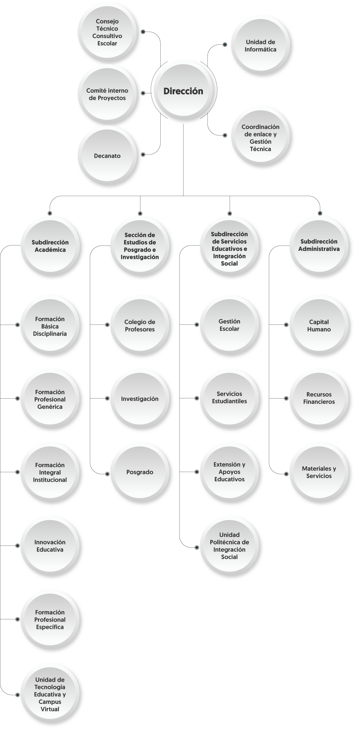 Organigrama ESIME Ticomán